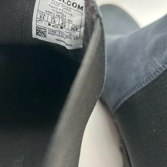 Sorel Navy and Black Wedge Chelsea Ankle Boots - Picture 11 of 11